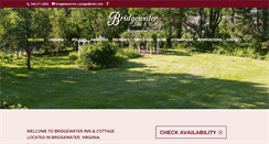 Desktop Screenshot of bridgewaterinnandcottage.com